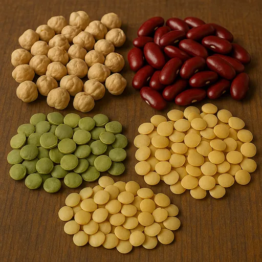 Dried leguminous vegetables, shelled